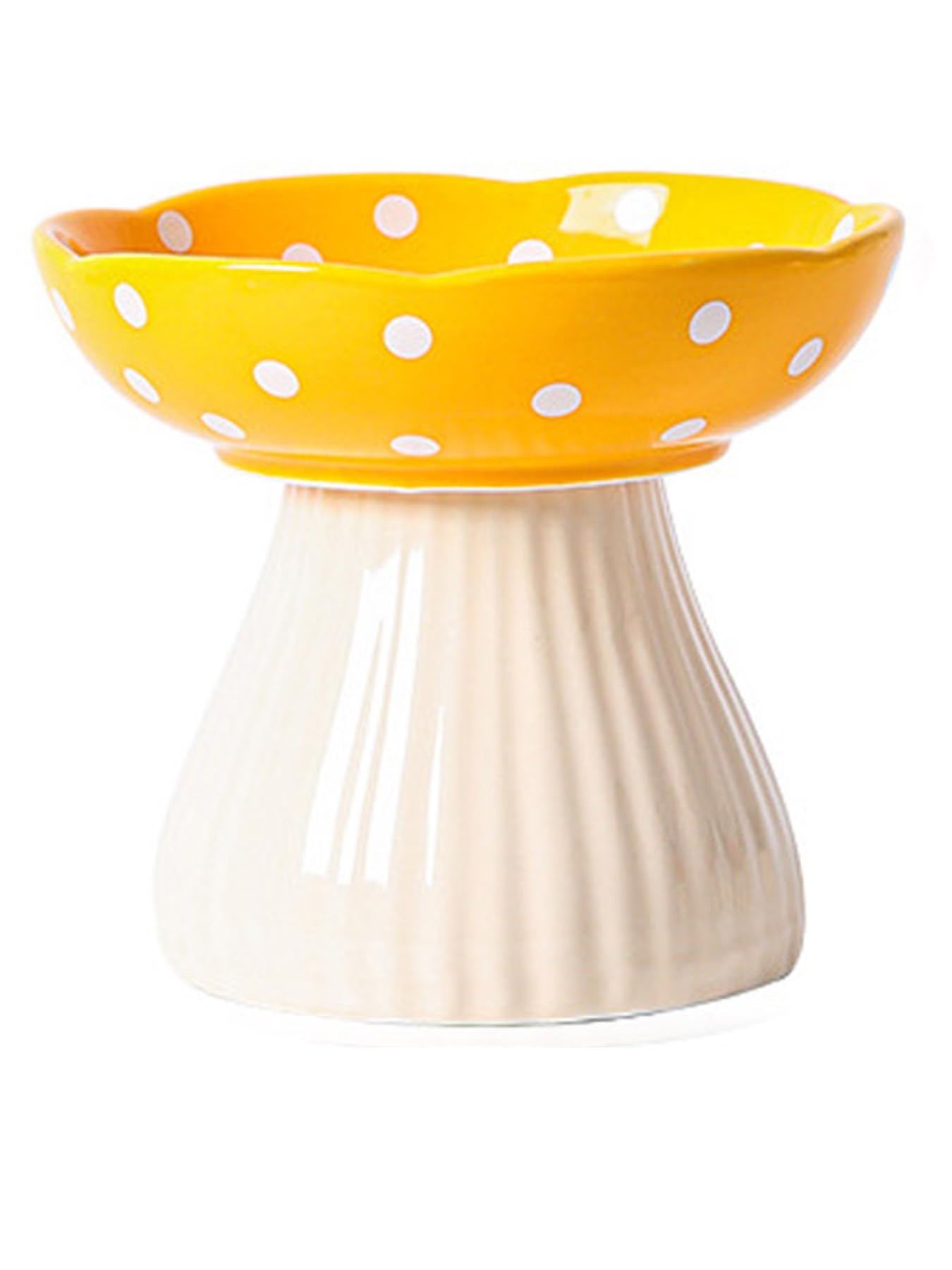 27% Off Elevated Mushroom Ceramic Cat Bowls – Raised Design