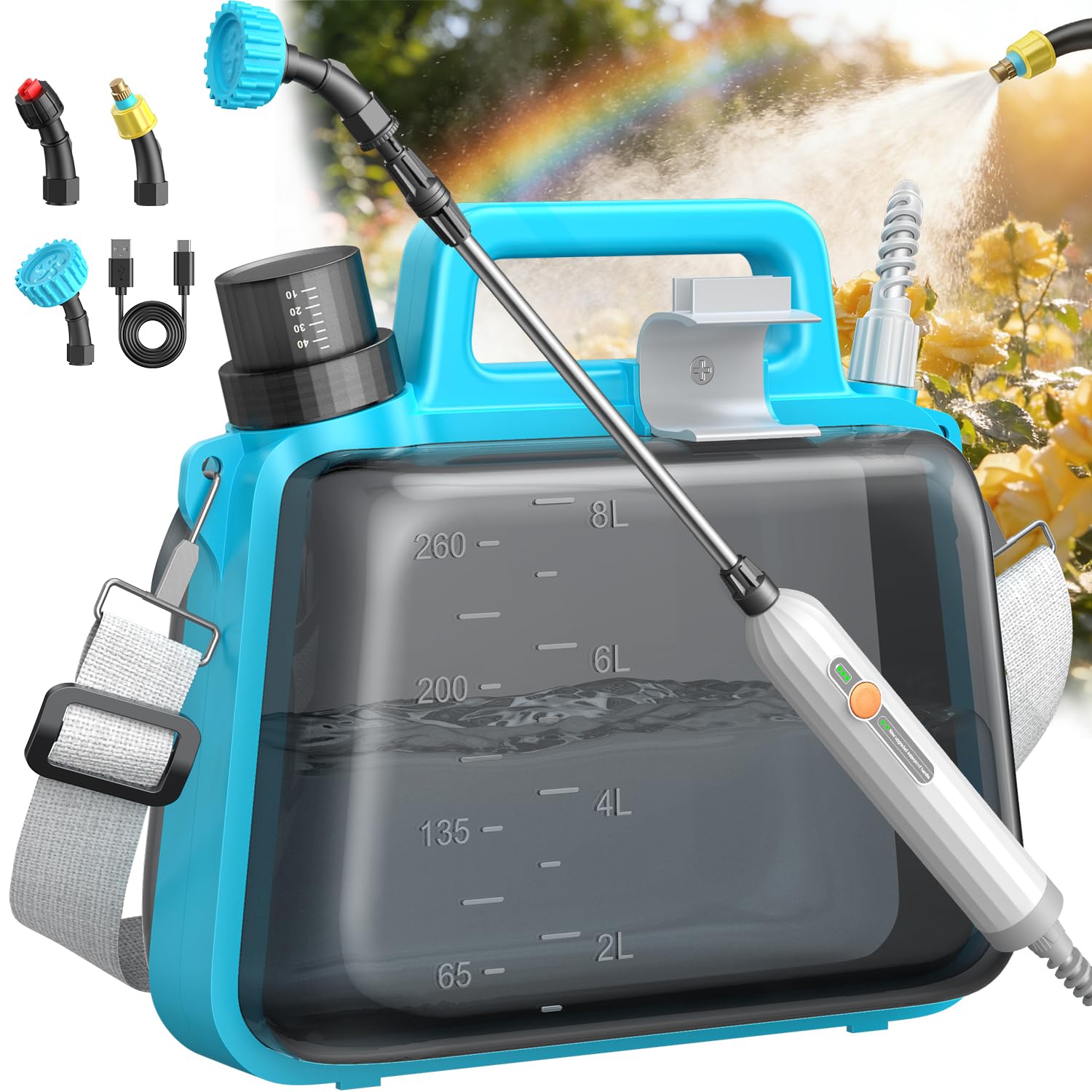 61% Off Battery Powered Garden Sprayer with Code D3ZMWJ3X