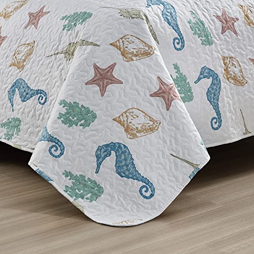 50% Off King Reversible Coastal Comforter Set - Image 4