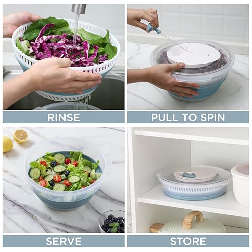 30% Off COOK WITH COLOR Foldable Salad Spinner - Image 5