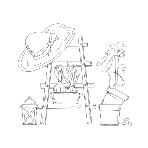 Spring-Themed Adult Coloring Book with Thick Paper, Under $10 - Image 4