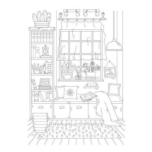 Spring-Themed Adult Coloring Book with Thick Paper, Under $10 - Image 6