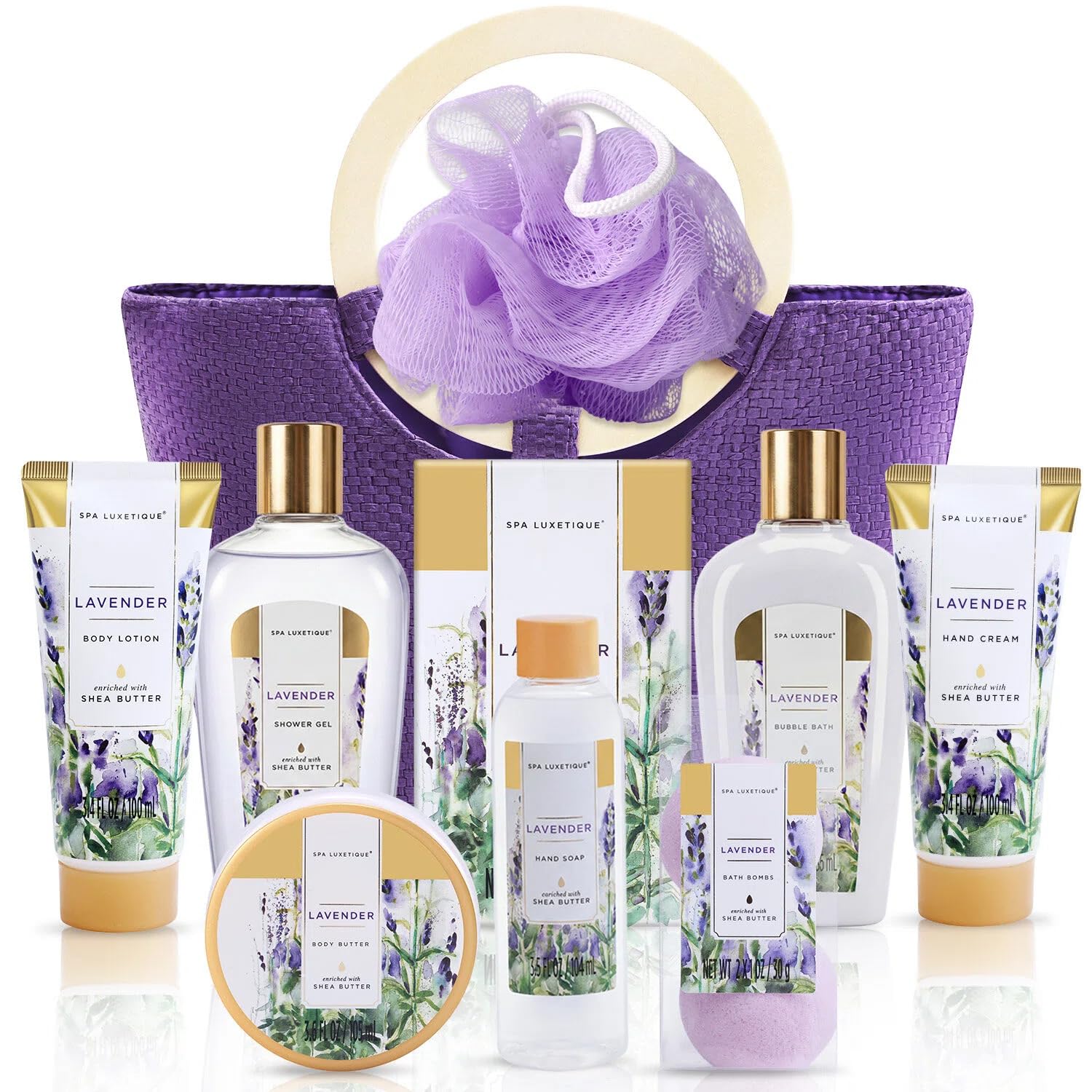 17% Off Spa Luxetique Lavender Gift Basket for Women