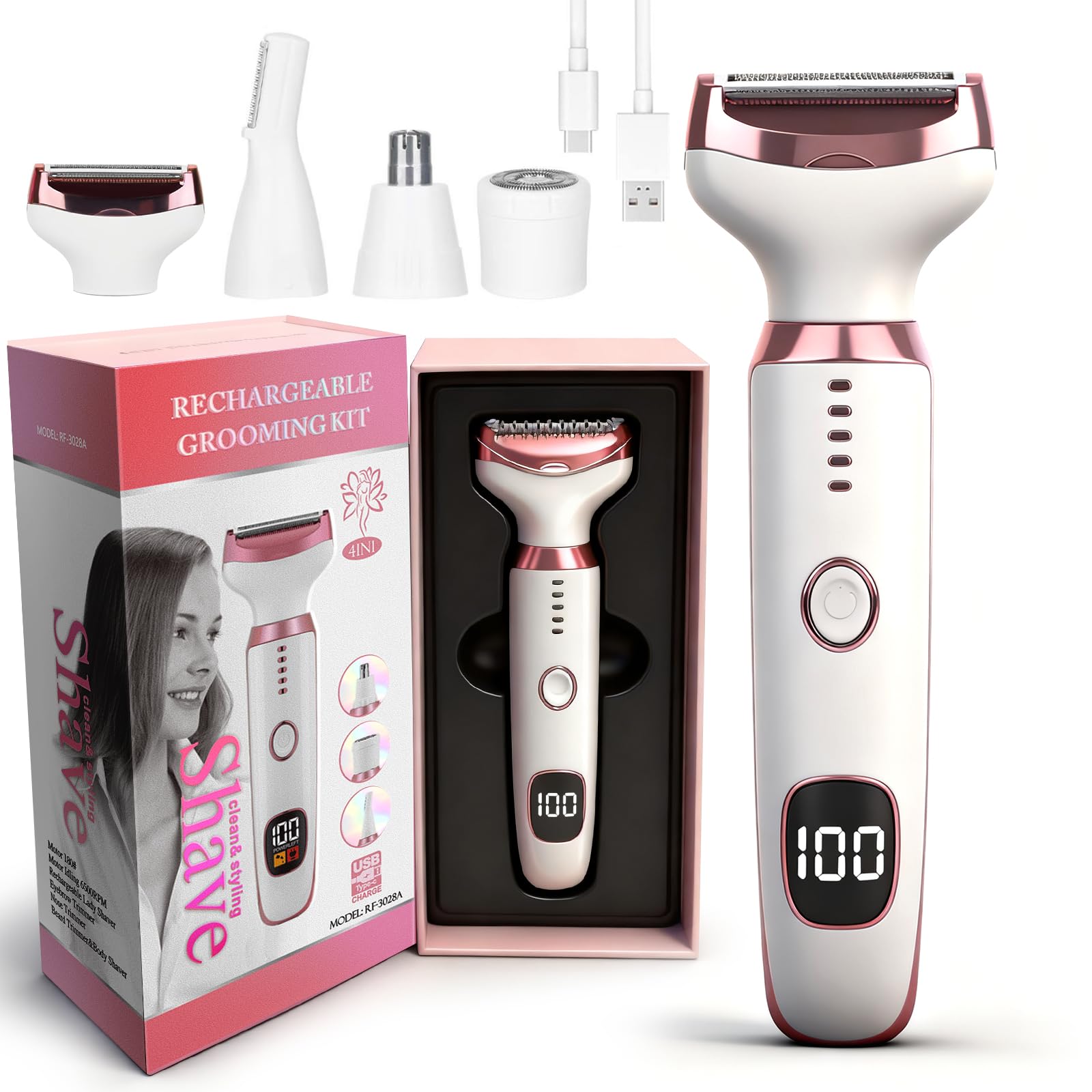 Save 40% on Beanify 4-in-1 Electric Shaver for Women & Men