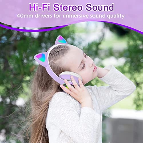 30% Off TOKANI Cat Ear Wireless Headphones for Kids - Image 3