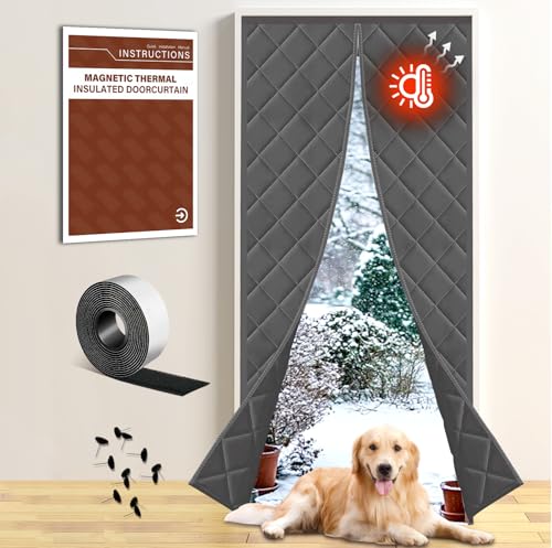 54% Off Insulated Magnetic Door Curtain for Winter - Image 2