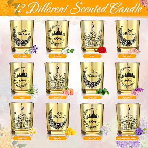 65% Off 12 Pcs Ramadan Scented Candle Gift Set - Image 4