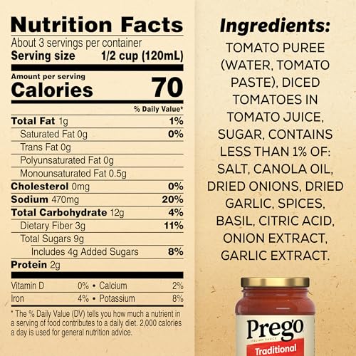 Prego Traditional Pasta Sauce 14 Oz – Great Value - Image 3