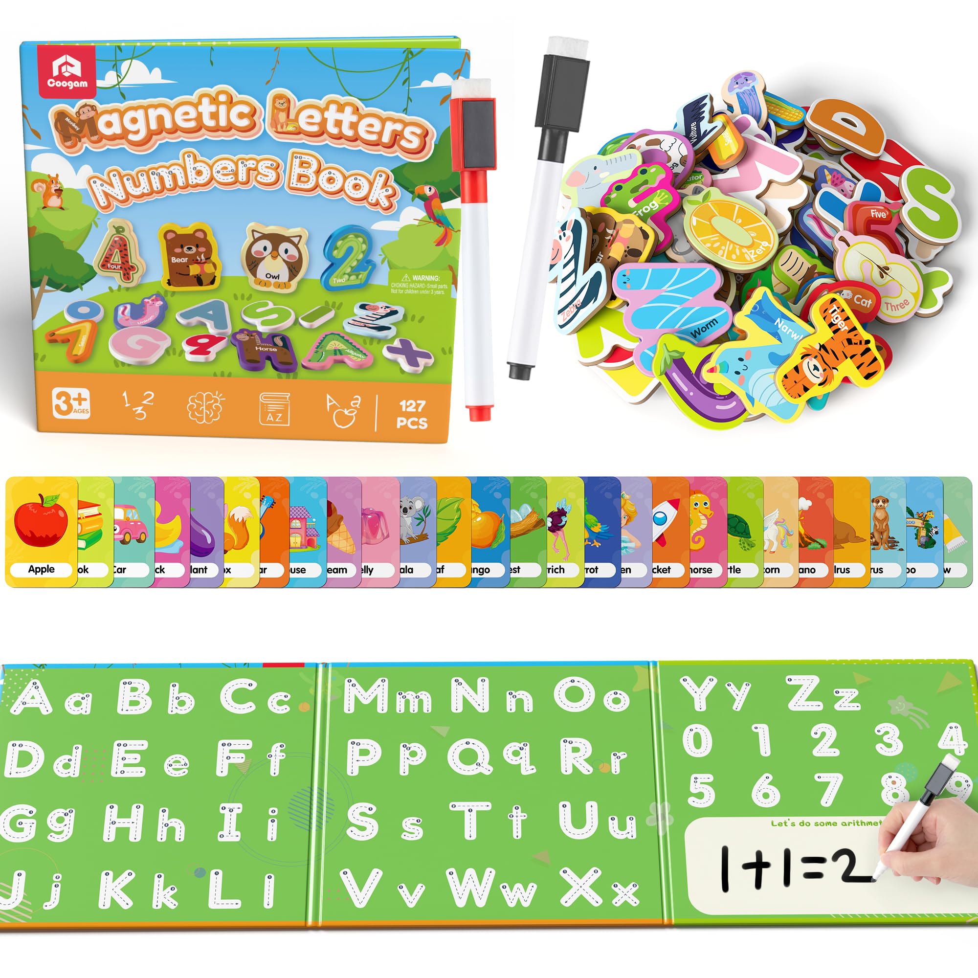 50% Off Coogam Magnetic Letters & Numbers Toy for Kids - Image 1