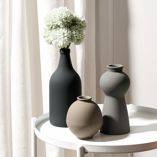 50% Off PORCER Ceramic Vase Set of 3 - Nordic Home Decor - Image 2