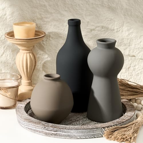 50% Off PORCER Ceramic Vase Set of 3 - Nordic Home Decor - Image 5