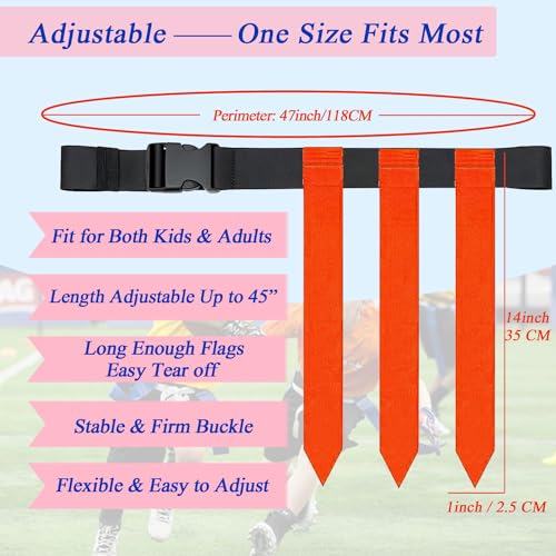 50% Off 16-Pack Flag Football Set: Belts & Flags - Image 5