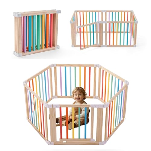Save with Code 8GYKKCKT on Gewitt Wooden Baby Playpen - Image 2