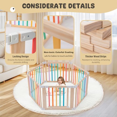 Save with Code 8GYKKCKT on Gewitt Wooden Baby Playpen - Image 4