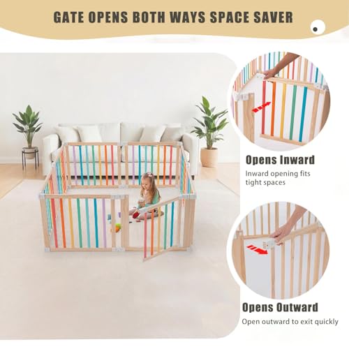 Save with Code 8GYKKCKT on Gewitt Wooden Baby Playpen - Image 5