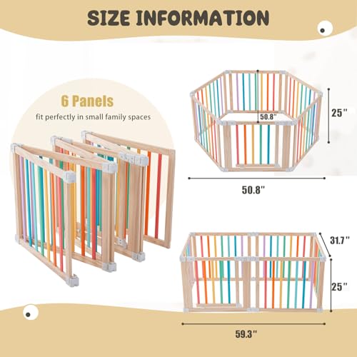 Save with Code 8GYKKCKT on Gewitt Wooden Baby Playpen - Image 6
