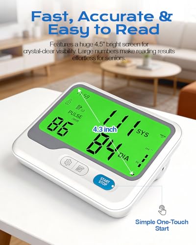 46% Off Yongrow Blood Pressure Monitor with Large Display - Image 4