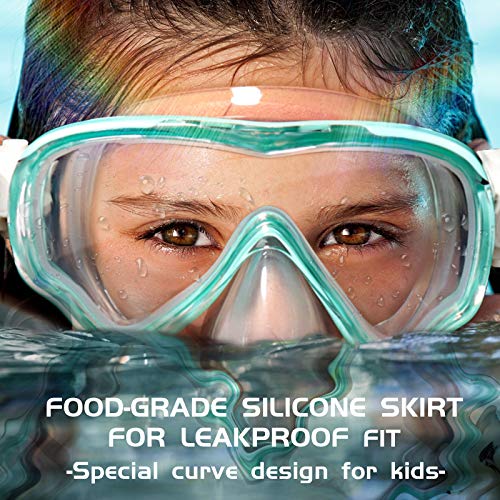 Save 26% on Seago Kids Swim Goggles Snorkel Mask - Image 4