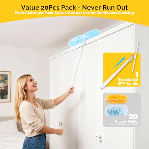 Save 7% on 6 FT Extendable Duster with 20 Refills - Image 7