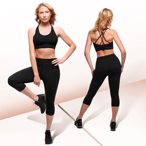 SINOPHANT High Waisted Leggings with Pockets for Women - Image 3