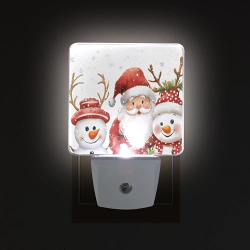 Hot Deal: Cute Christmas Snowman Night Lights 2 Pack - Image 3