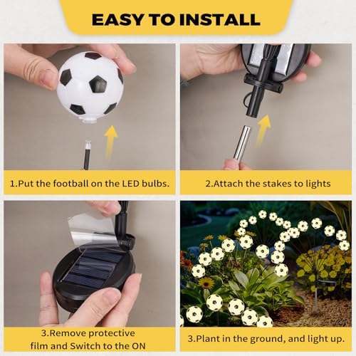 50% Off Solar Football Garden Lights for World Cup Decor - Image 7