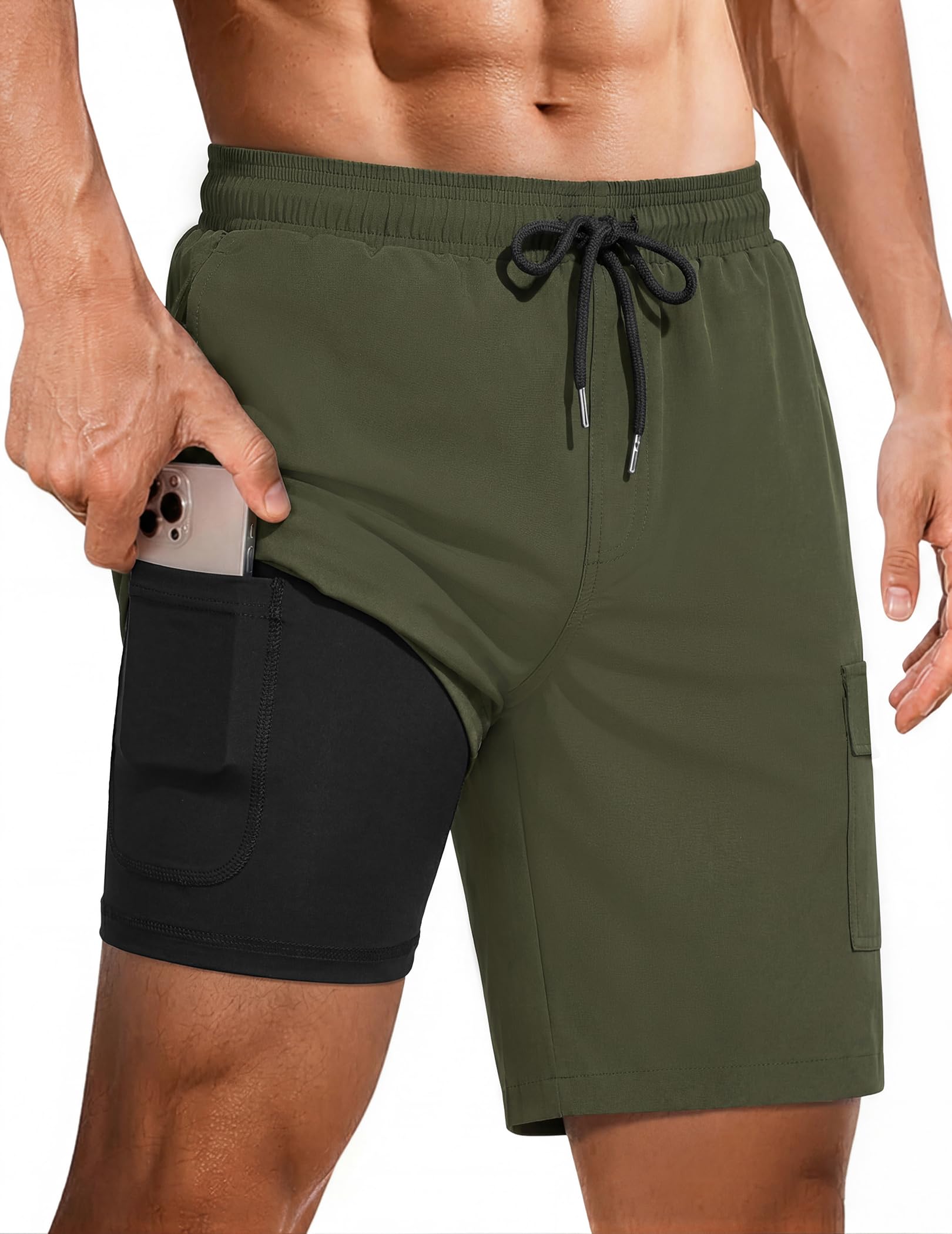 50% Off Ekouaer Men's Swim Trunks with Compression Liner