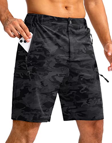 50% Off Pudolla Men's Hiking Cargo Shorts with 5 Pockets - Image 2