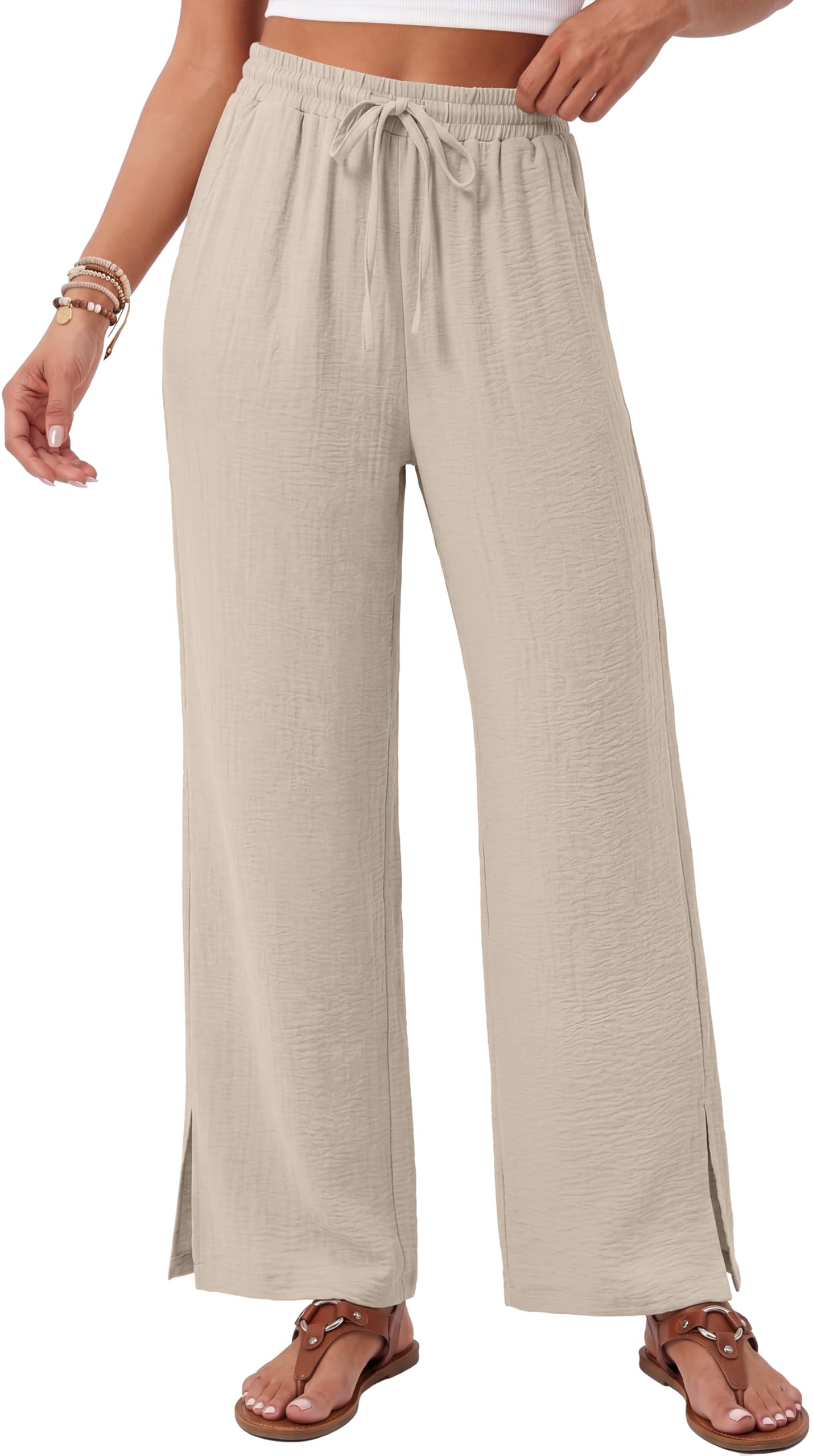 Up to 60% Off Sampeel Wide Leg Beach Pants