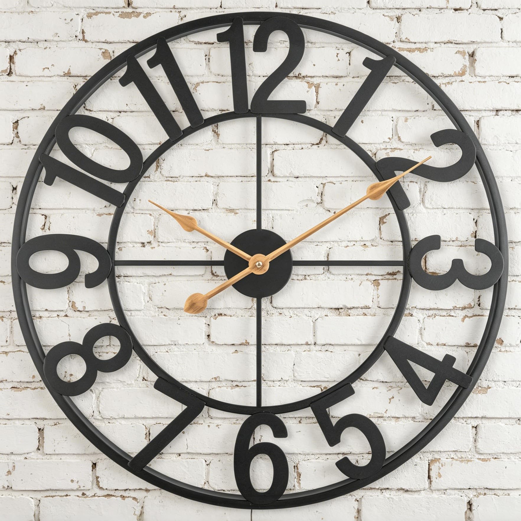 33% Off Alarmore 14" Outdoor Wall Clock, Silent & Waterproof