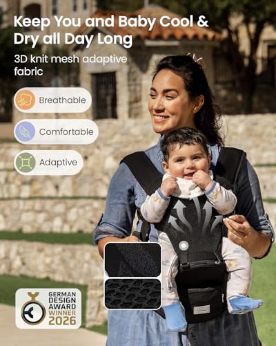 33% Off Grownsy 3D Knit Baby Carrier with Hipseat - Image 3