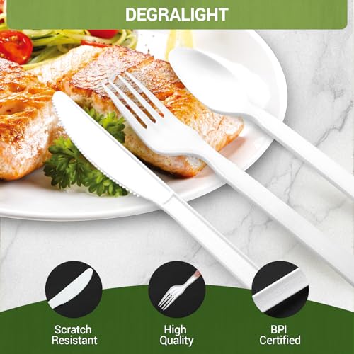 50% Off Degralight 160-Piece Compostable Cutlery Set - Image 5