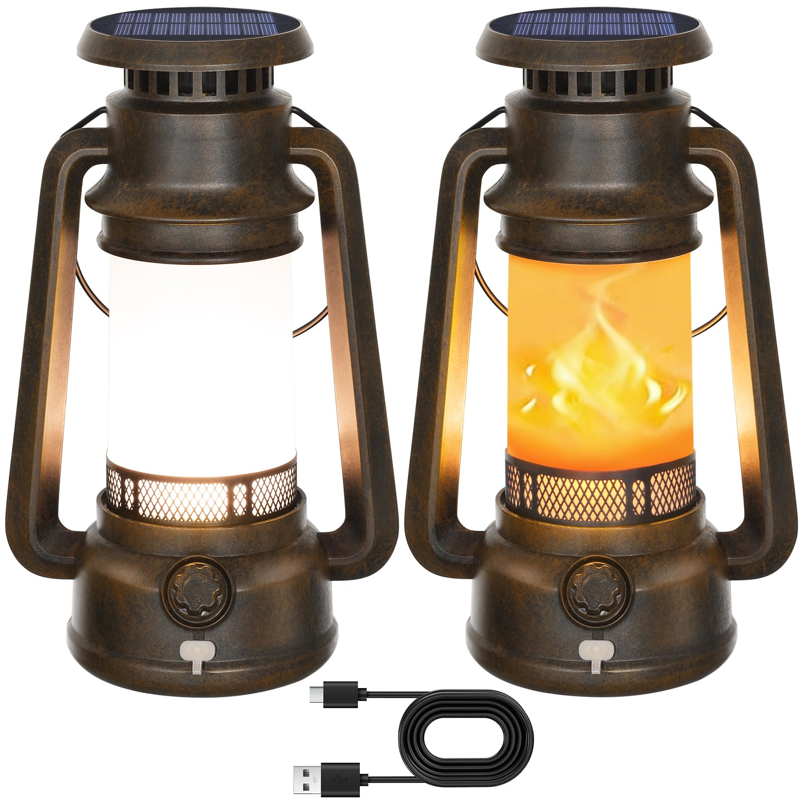 50% Off Joyoowild 2-Mode Solar Lanterns for Outdoors
