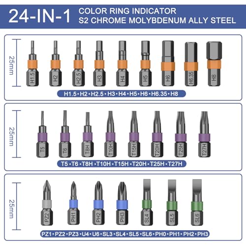 40% Off TOOGOND 24-in-1 Magnetic Screwdriver Set - Image 6