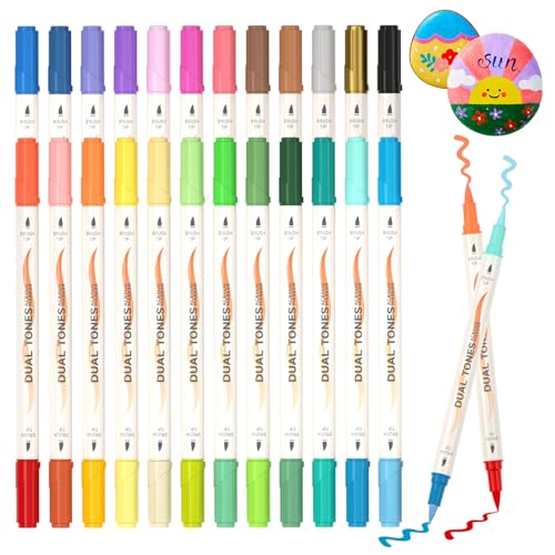 XZ3QEAFR Code: 24 Dual Tone Acrylic Paint Markers at $13.99 - Image 2