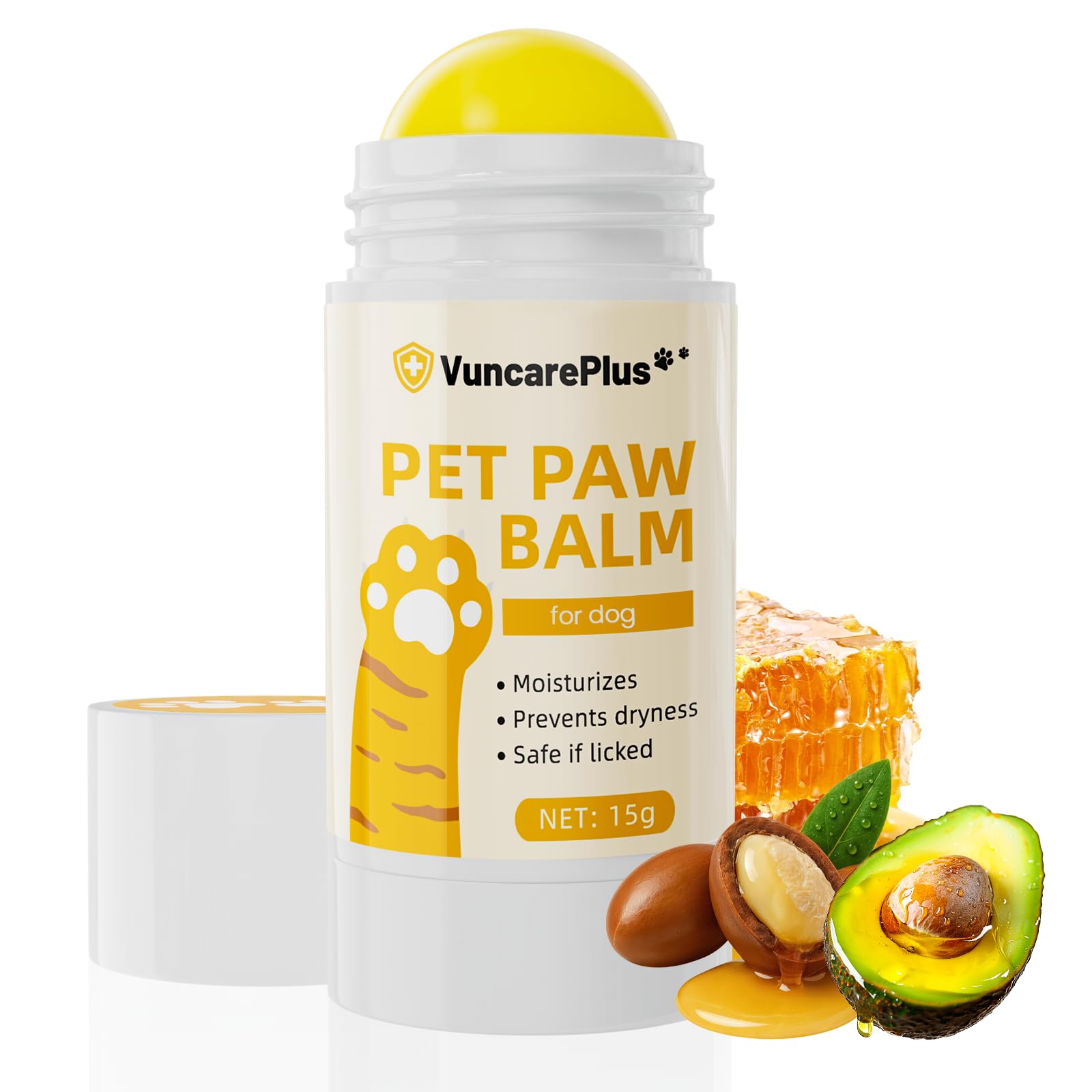 Dog Paw Balm Stick with Discount Code - Protect Paws