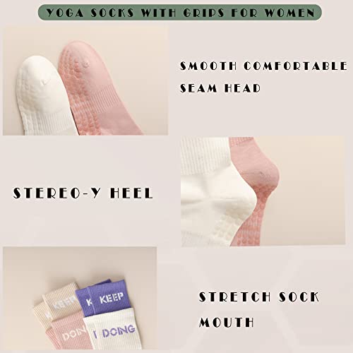 Save 50% on MR.KM Yoga Socks for Women with Grips - Image 6