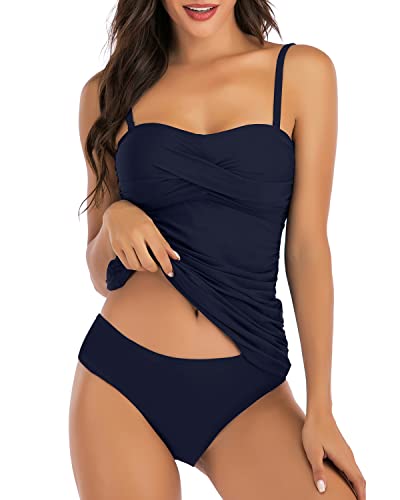 Get 50% Off Women's Tummy Control Tankini Set with Code R532YFAH - Image 2