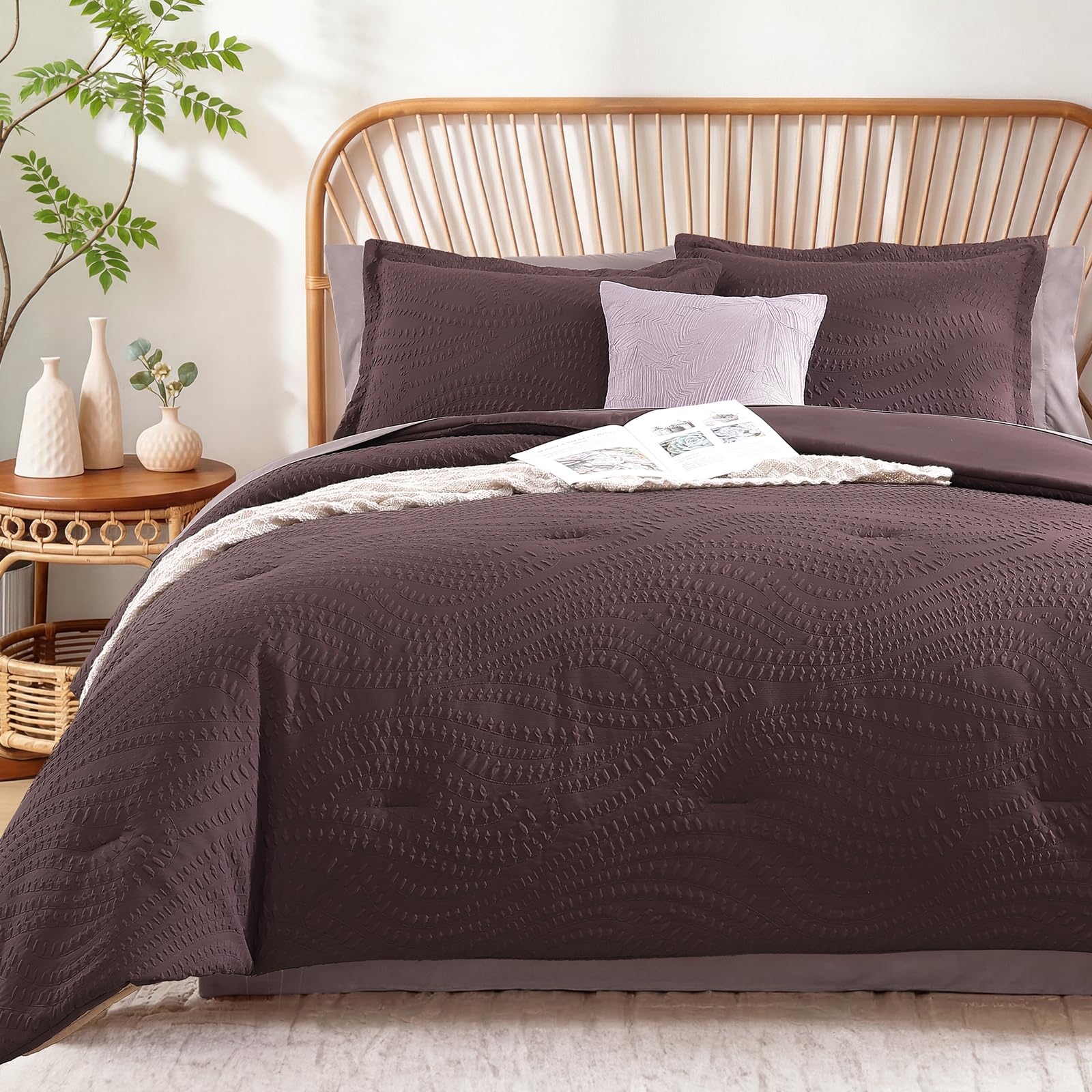Geniospin Twin Comforter Set 5pc Purple - Save Big