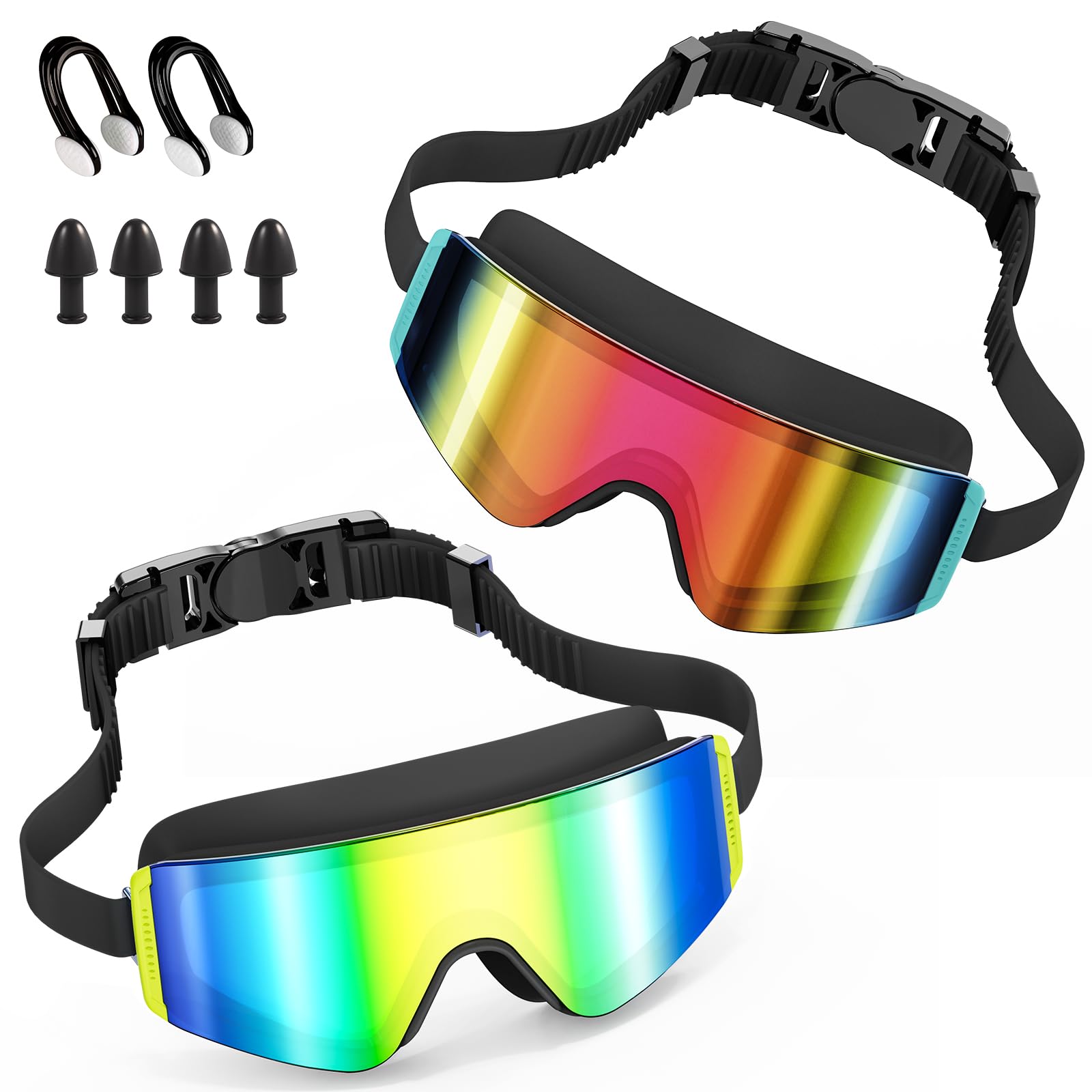 27% Off Aegend Kids Swim Goggles 2 Pack – UV Protection