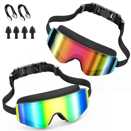 27% Off Aegend Kids Swim Goggles 2 Pack – UV Protection - Image 2