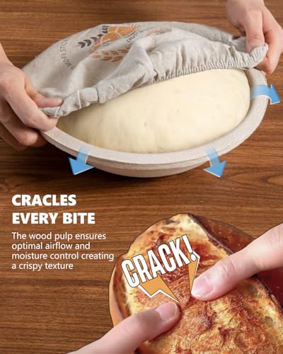 6% Off Wood Pulp Banneton Bread Proofing Baskets Set of 2 - Image 5