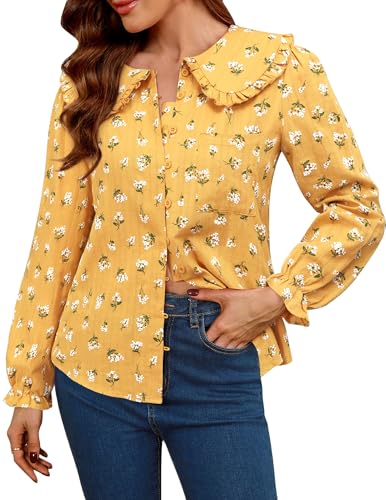 Save $15 on a LOOKBOHO Peter Pan Collar Blouse for Women - Image 2