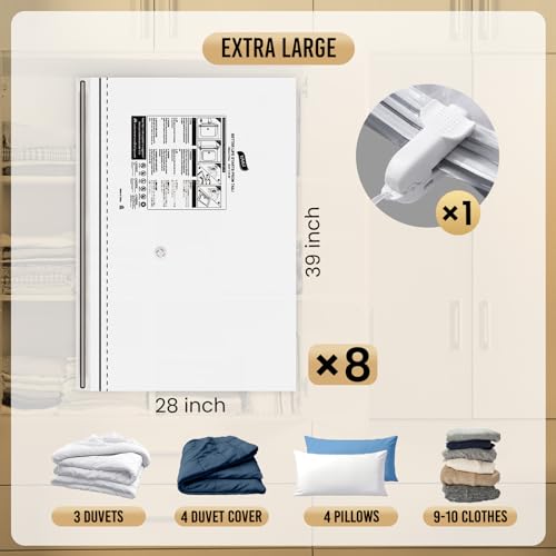 Save 36% on TAILI 8-Pack Jumbo Vacuum Storage Bags - Image 4