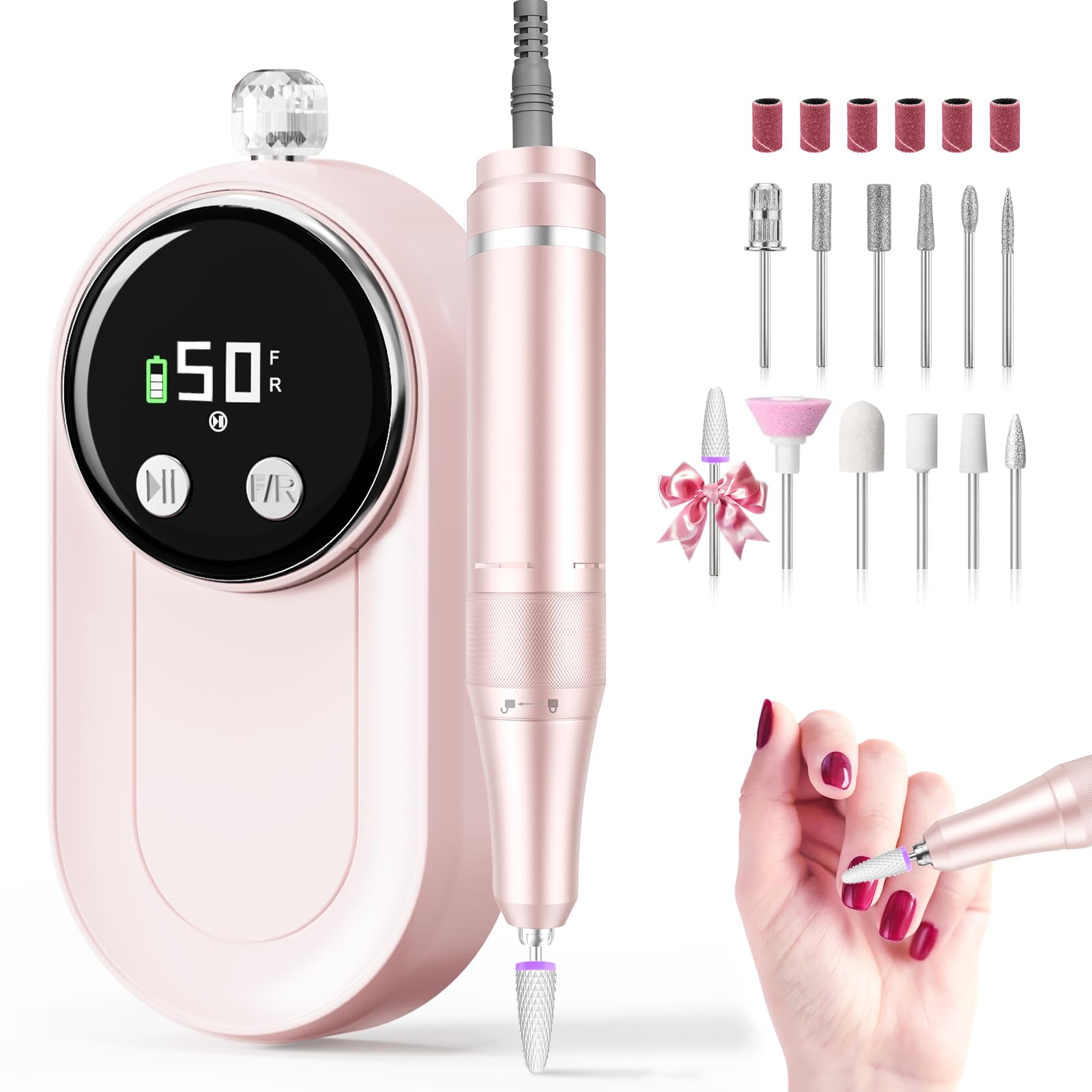 25% Off FLORAVIC 50000 RPM High Speed Nail Drill