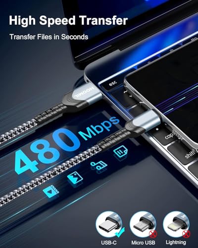 30% Off HOOMIL USB A to USB C Cable, 6.6FT - Image 4