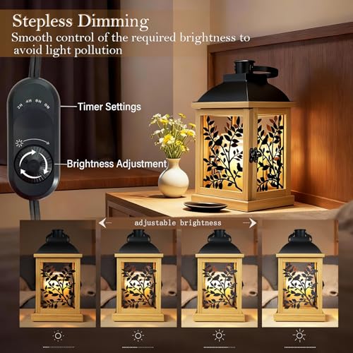 30% Off Handmade Wood Candle Warmer Lamp with Timer - Image 7