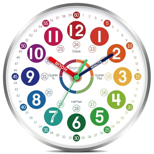 50% Off Roymnie Kids Learning Wall Clock - Image 2