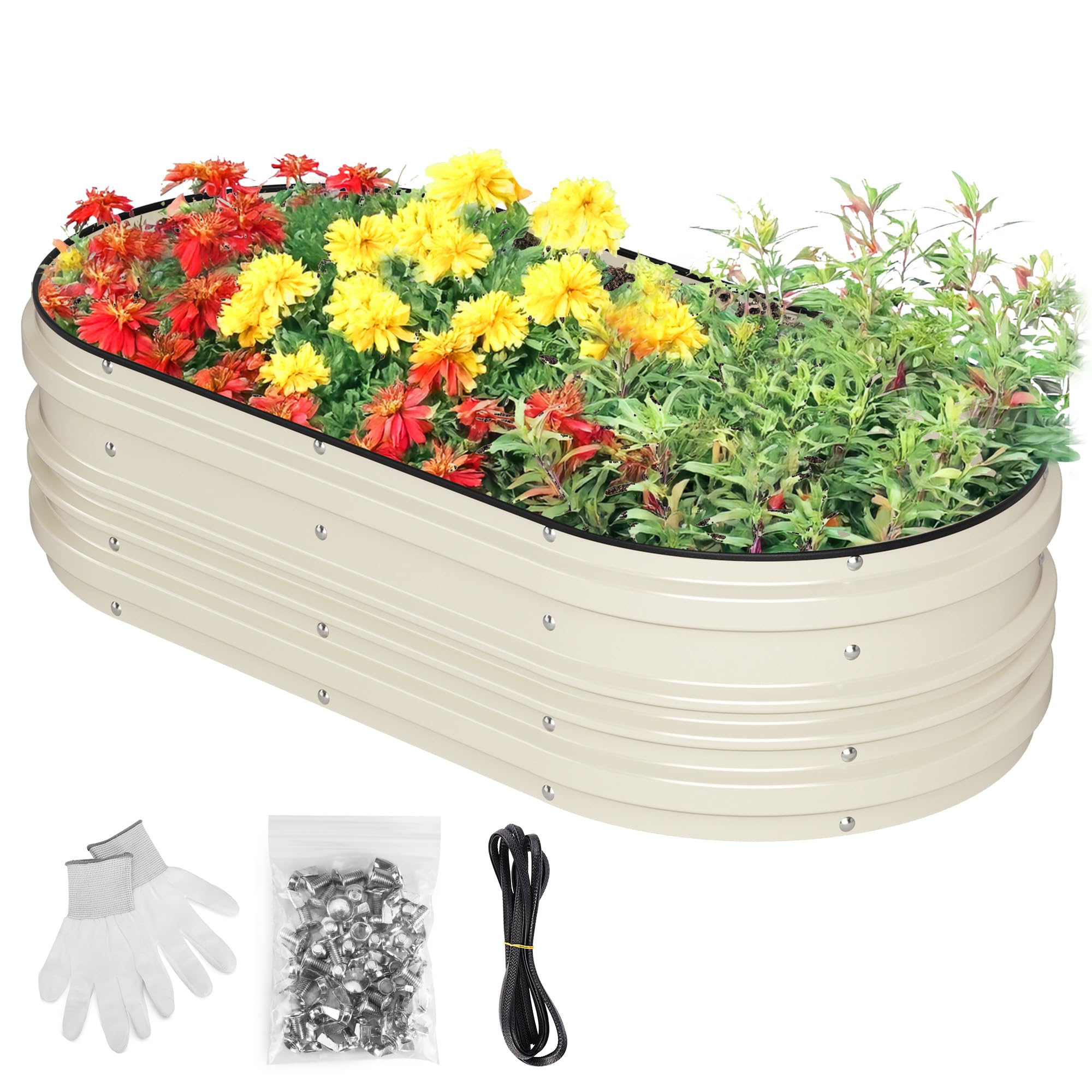 50% Off WORKPRO Galvanized Raised Garden Bed