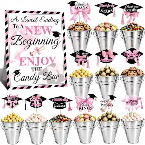Save 50% on 37PCS 2026 Graduation Candy Bar Party Decor - Image 2